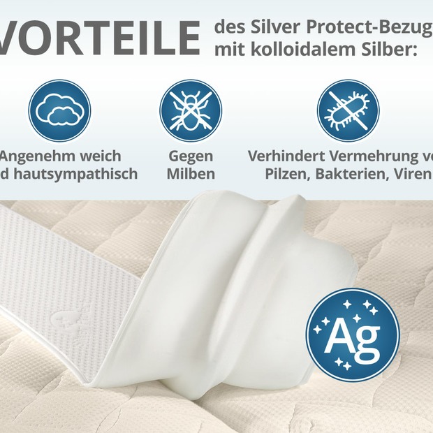 Liebesbrücke mit Silver Protect-Bezug