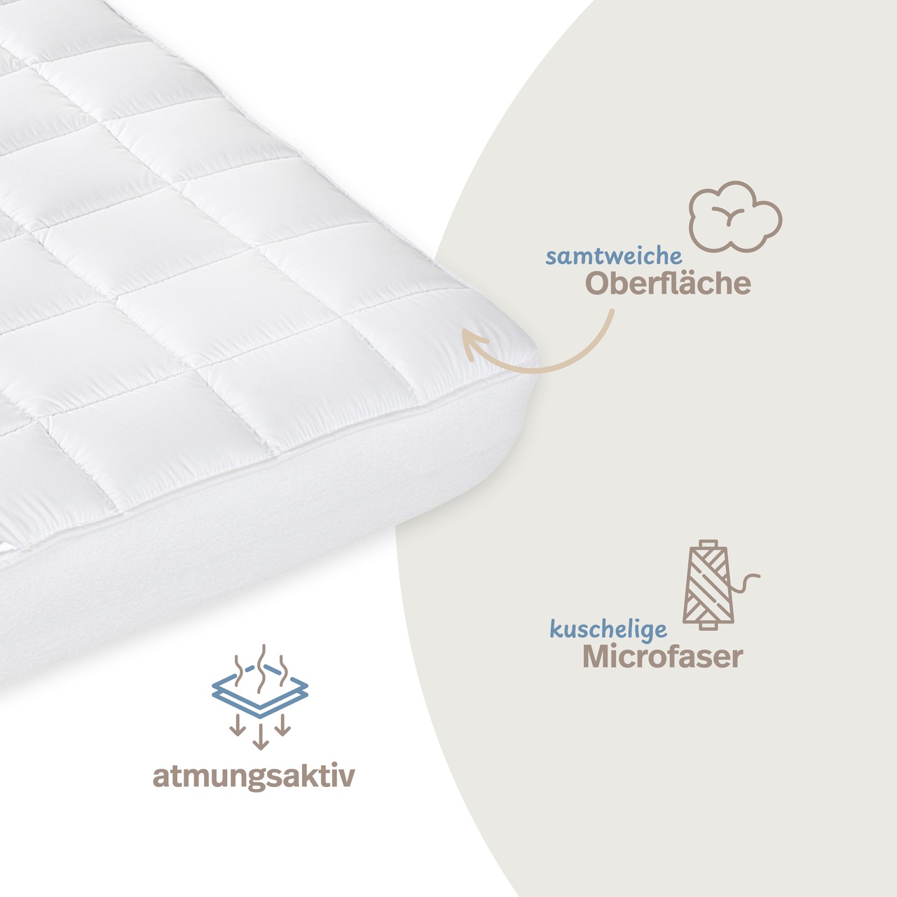 Matratzenschoner MICRO COMFORT mit Spannumrandung