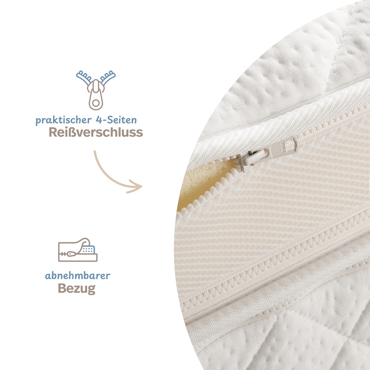 „LUXI“ Boxspringmatratze als Kaltschaum-Matratzensystem