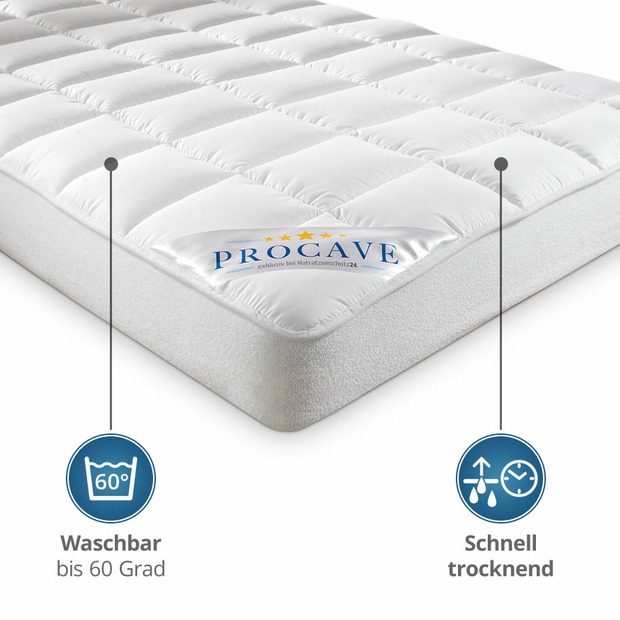 MICRO-COMFORT Matratzenschoner mit Spannumrandung