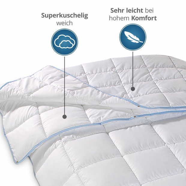 TopCool kochfeste Qualitäts-4-Jahreszeitendecke mit Druckknöpfen