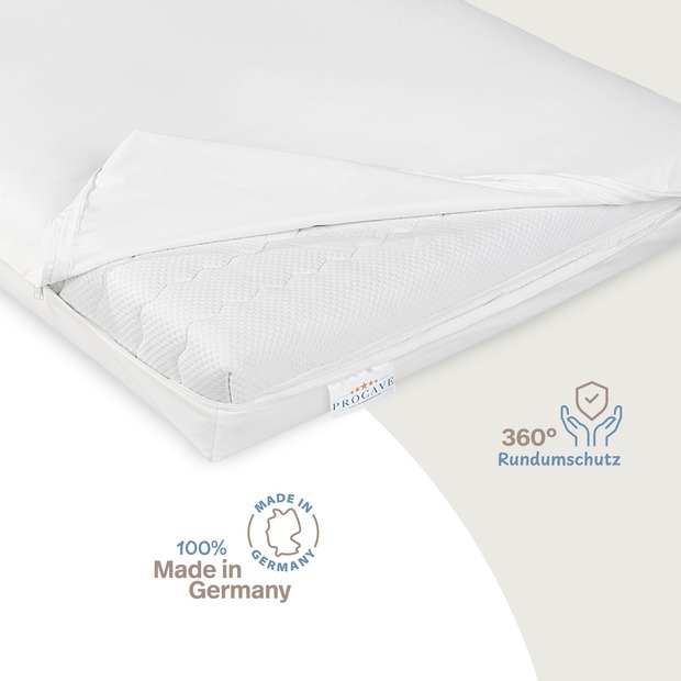 wasserdichter Matratzenbezug weiß