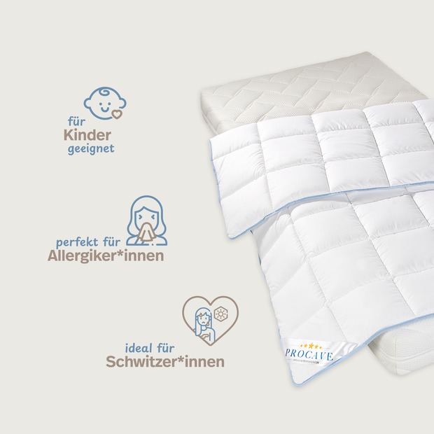 TopCool kochfeste Qualitäts-Ganzjahresdecke