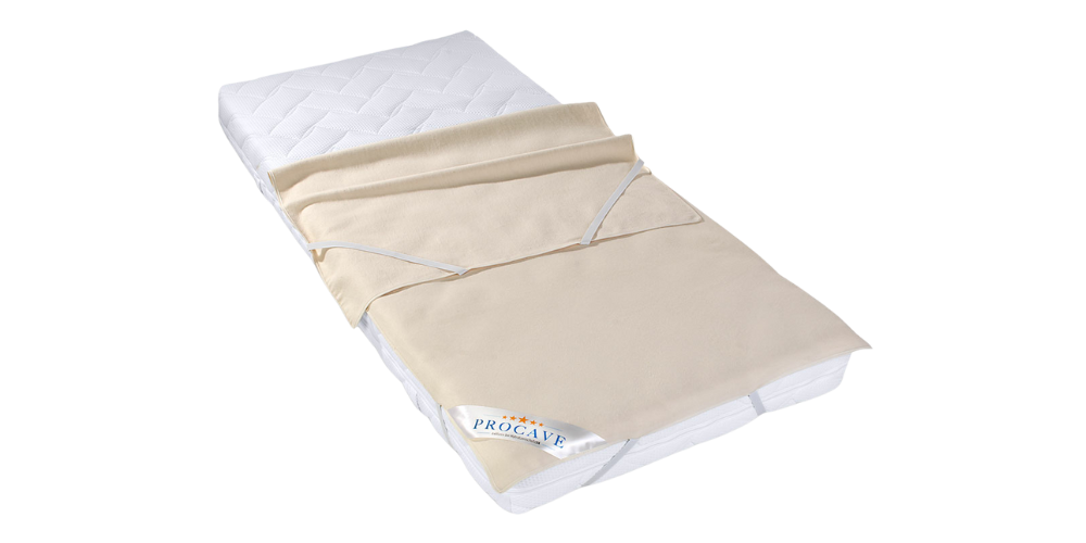 PROCAVE Matratzenauflage aus 100% Baumwolle, auf Matratze