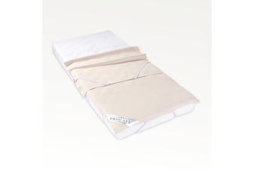 Matratzen-Auflage natur aus 100% Baumwolle