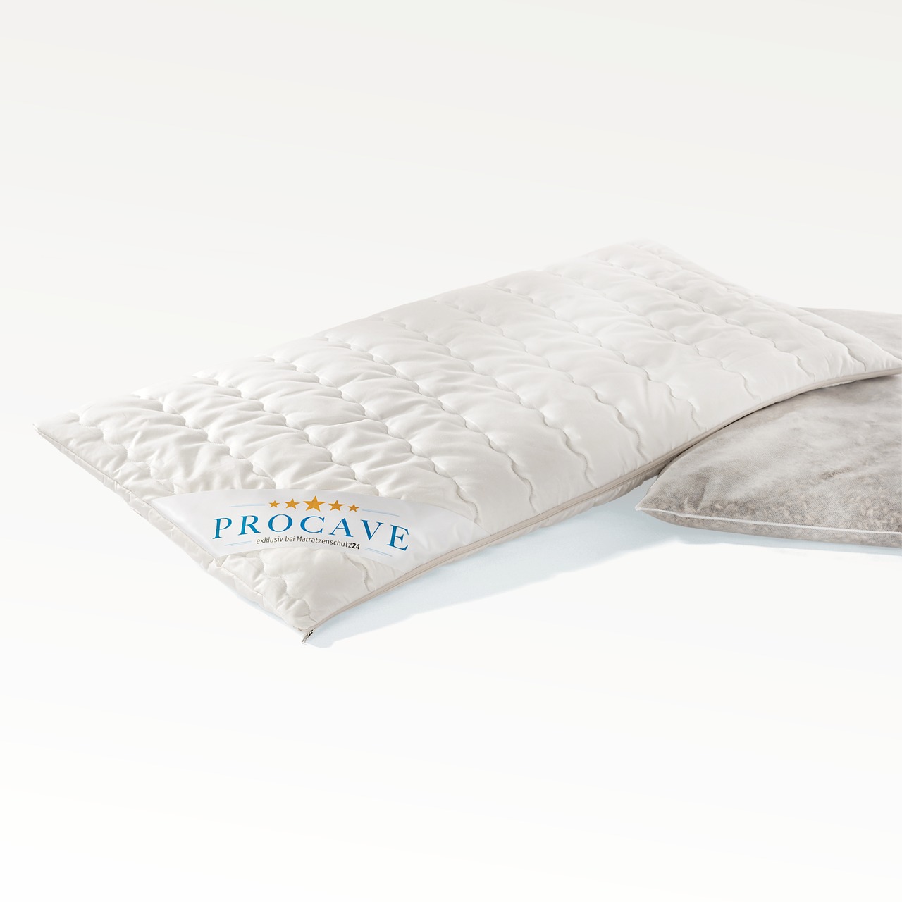 Dinkelkissen mit waschbarem Bezug aus Baumwolle