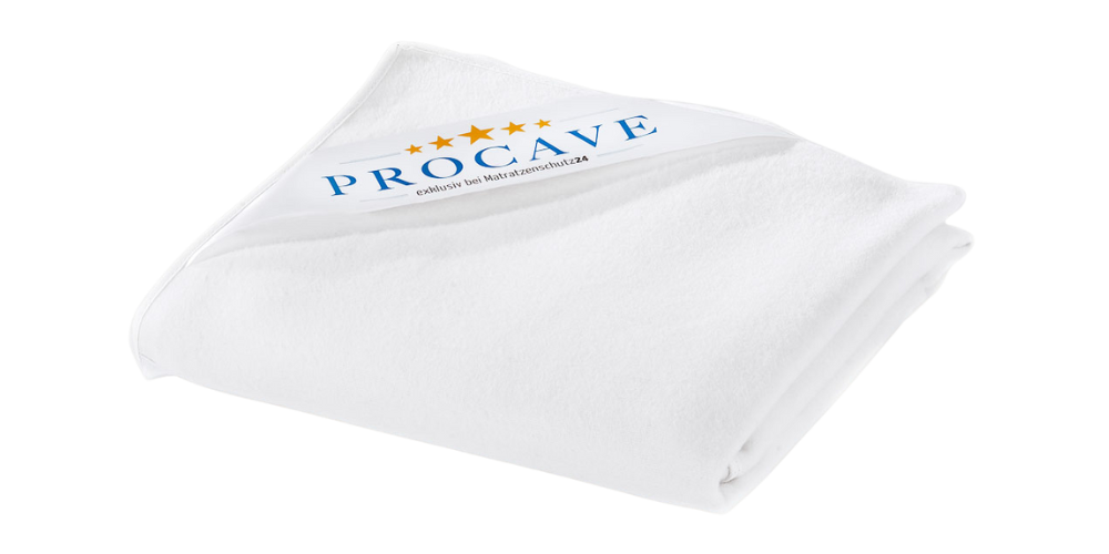 Molton Matratzenauflage mit Sanfor-Ausrüstung, gefalten