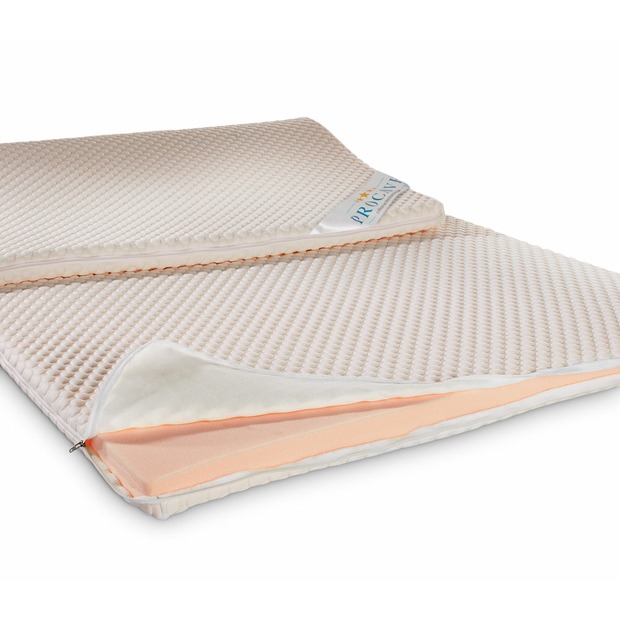 Gelschaum-Matratzen-Topper mit Noppen-Doppeltuch-Bezug