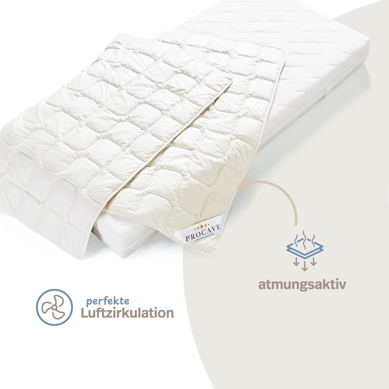 Wildseide Exquisit Qualitäts-Bettdecke - Sommer