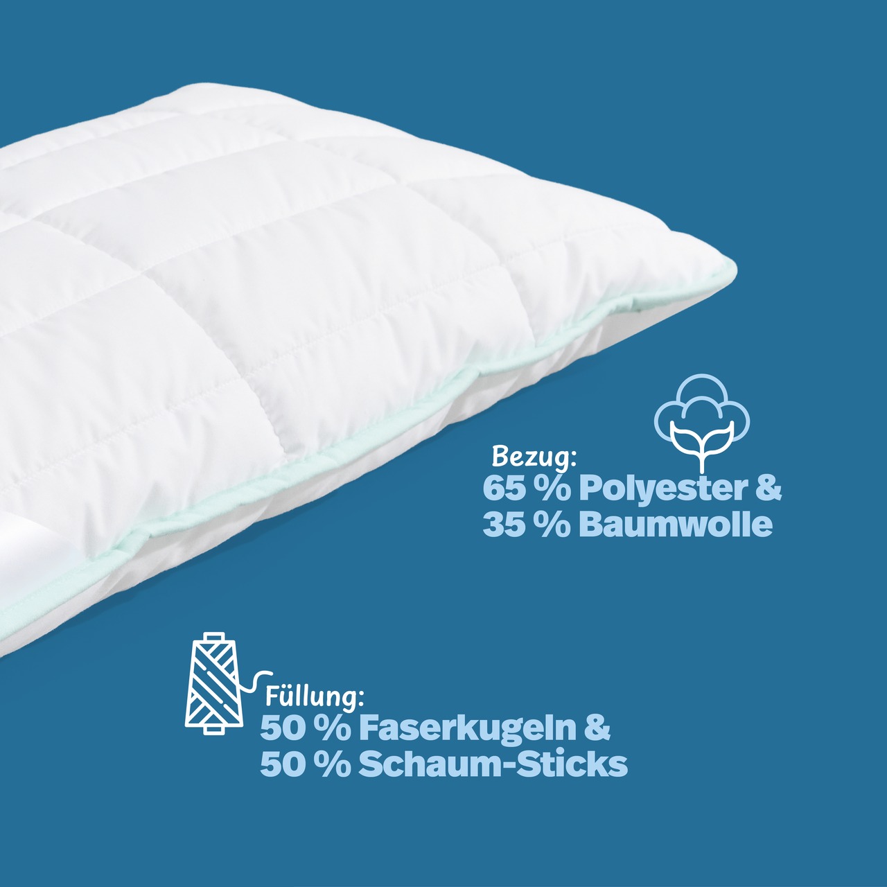 ALLERGENA Kopfkissen für Allergiker