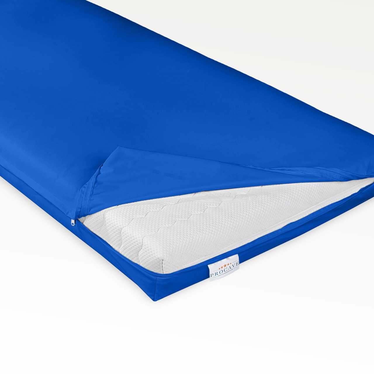 wasserdichter Matratzenbezug blau