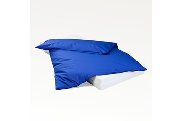 wasserdichter Inkontinenz Bettdeckenbezug abwischbar in blau