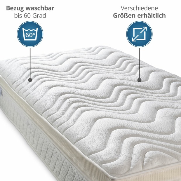 „LUXI“ Boxspringmatratze als Kaltschaum-Matratzensystem