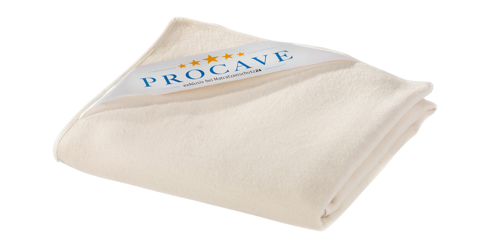 PROCAVE Matratzenauflage aus 100% Baumwolle, gefaltet