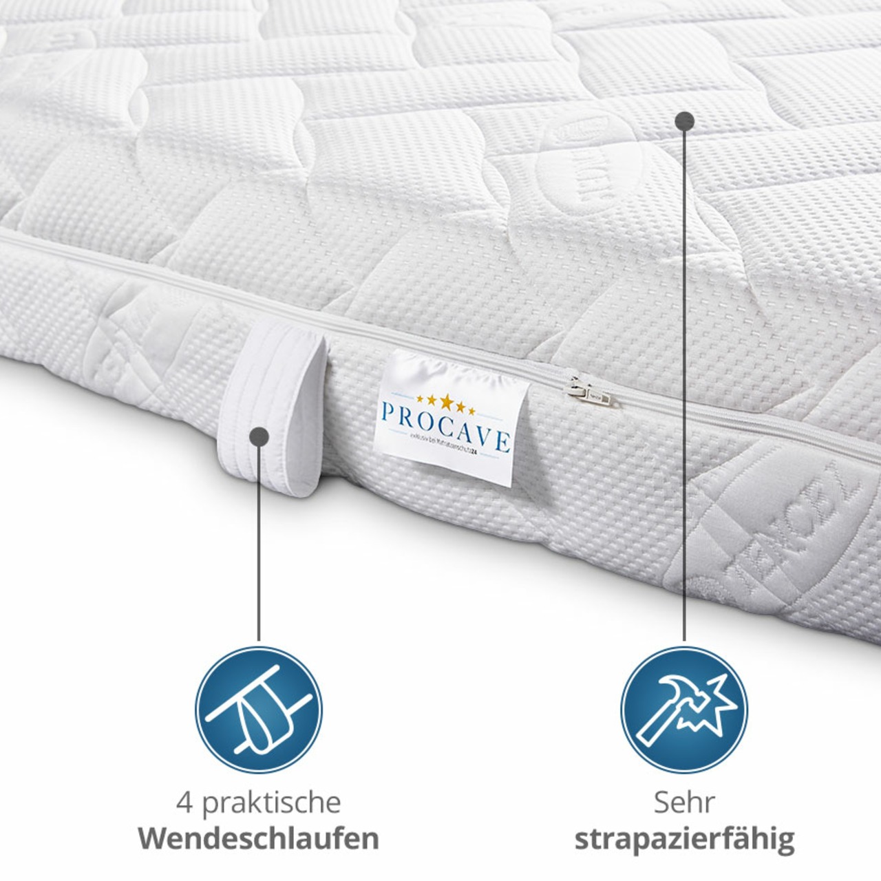 Lyocell Matratzenbezug versteppt