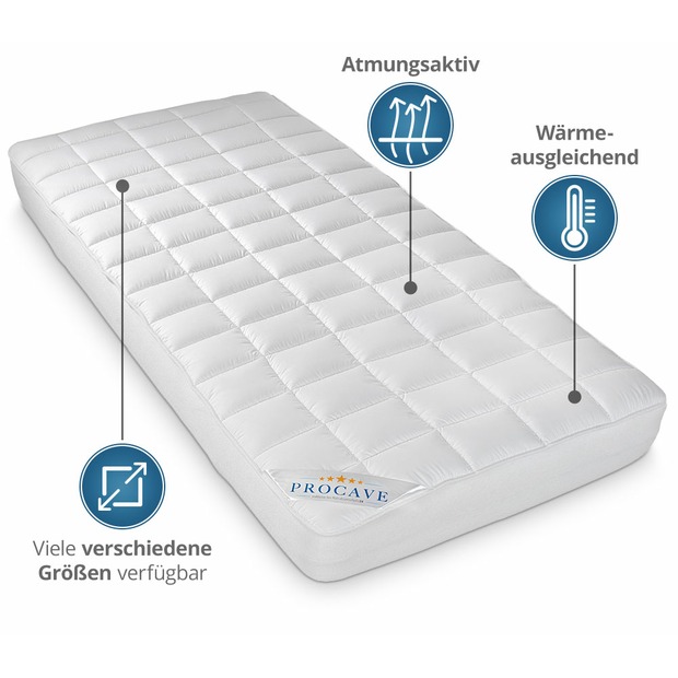 MICRO-COMFORT Matratzenschoner mit Spannumrandung