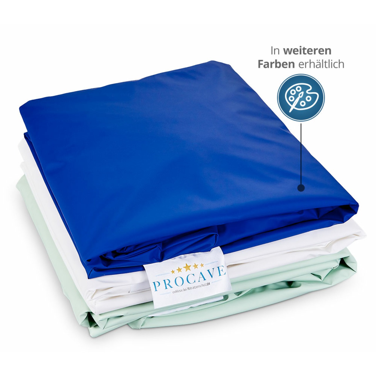 Wasserdichtes Spannbettlaken abwischbar in Dunkelblau