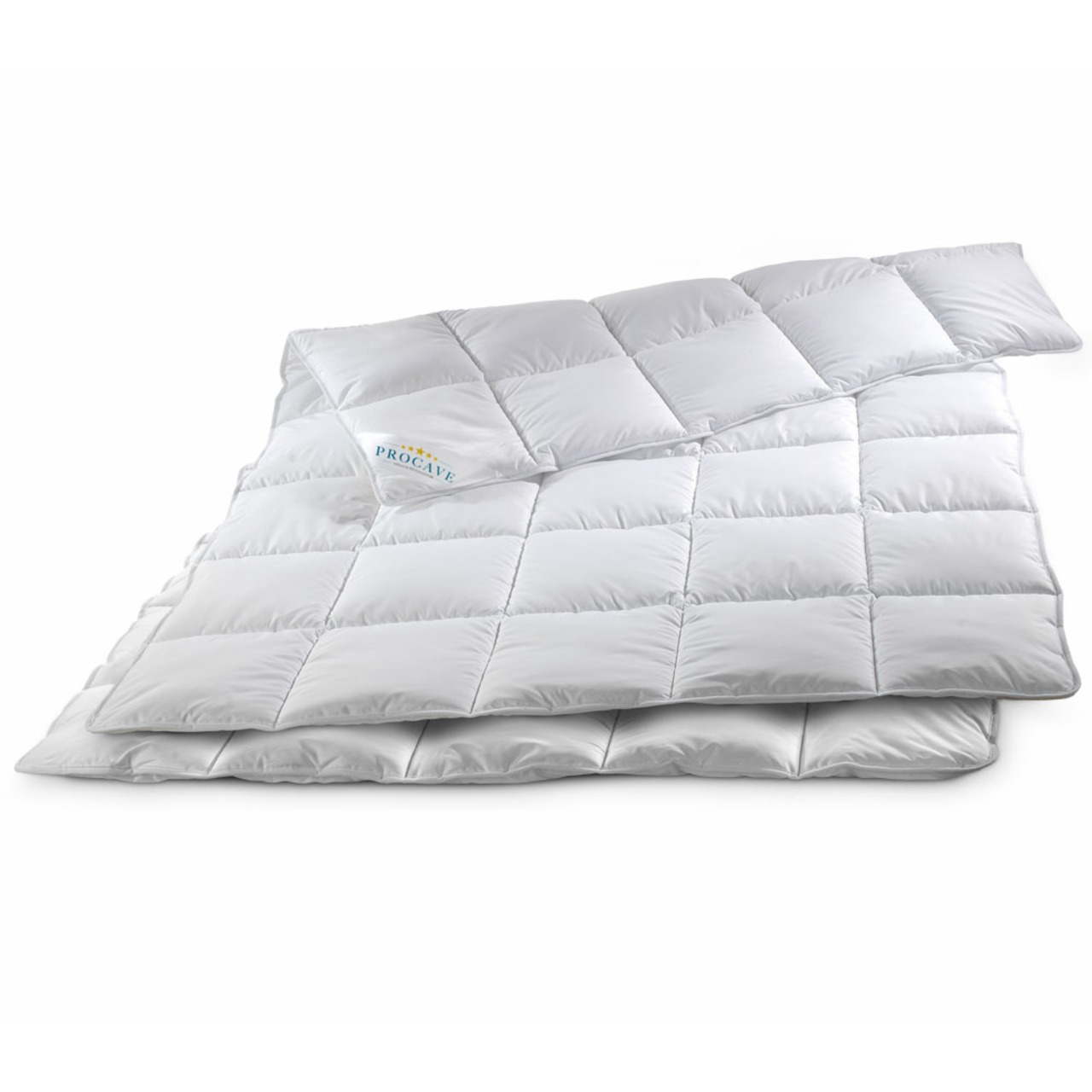 MICRO-COMFORT 4 Jahreszeiten Steppdecke mit Druckknöpfen