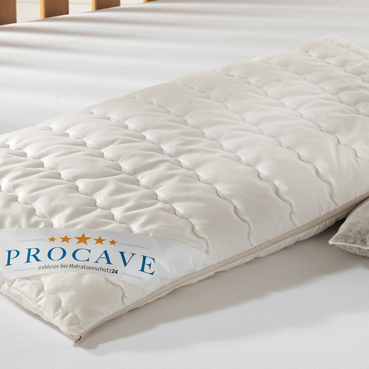 Dinkelkissen mit waschbarem Bezug aus Baumwolle