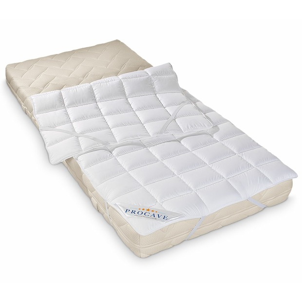 Microfaser Matratzenauflage (Micro-Comfort) mit 4 Eckgummis