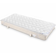 Matratzenauflage verstepptes Lyocell-Doppeltuch mit 4 Eckgummis
