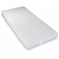 unversteppter Matratzenbezug Frottee-Stretch in weiß