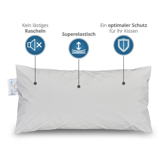 wasserdichter Kissenbezug abwischbar in weiß