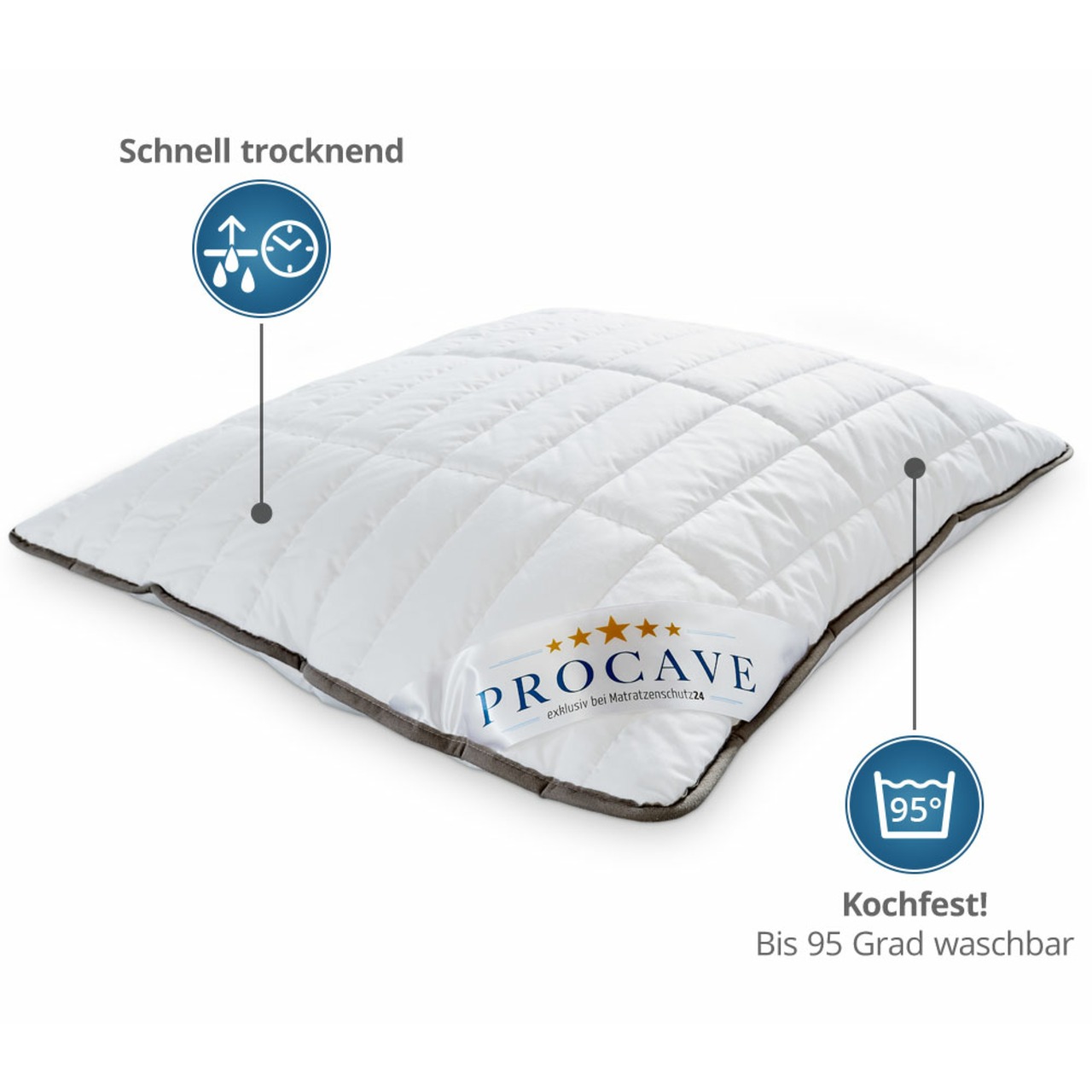 OBJEKT Kopfkissen kochfest in Hotel-Qualität