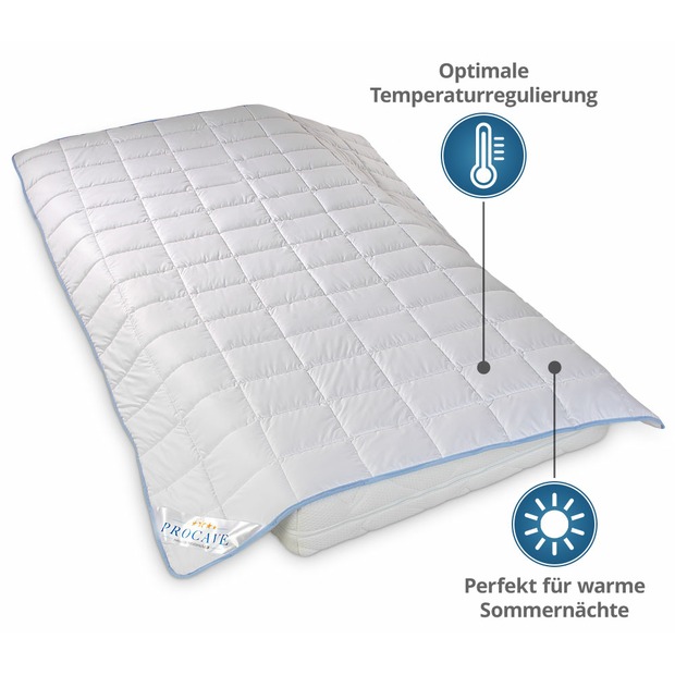 TopCool kochfeste Qualitäts-Sommerbettdecke