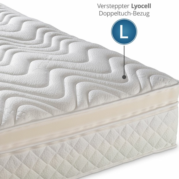 „LUXI“ Boxspringmatratze als Kaltschaum-Matratzensystem