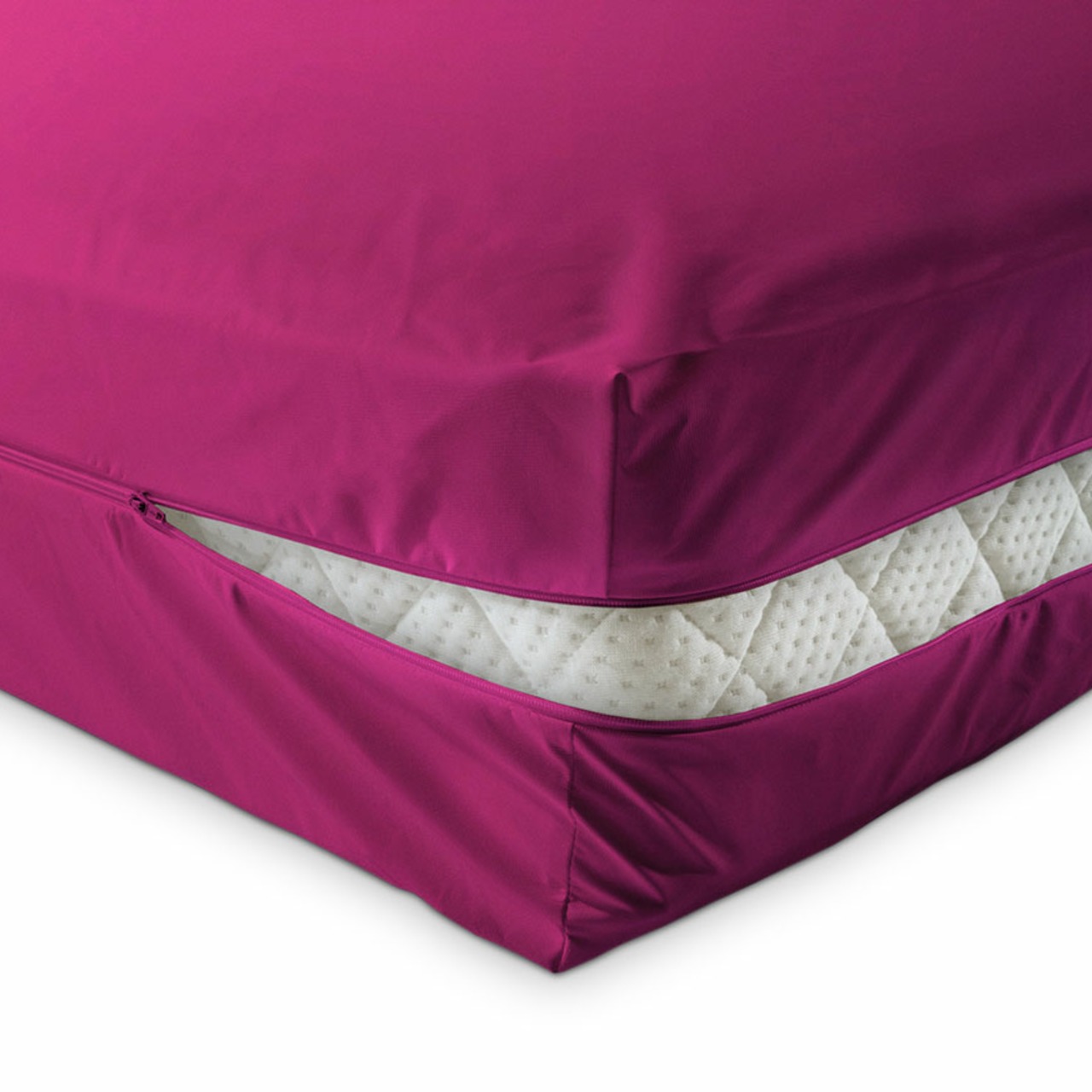 Unversteppter Matratzenbezug in Pink