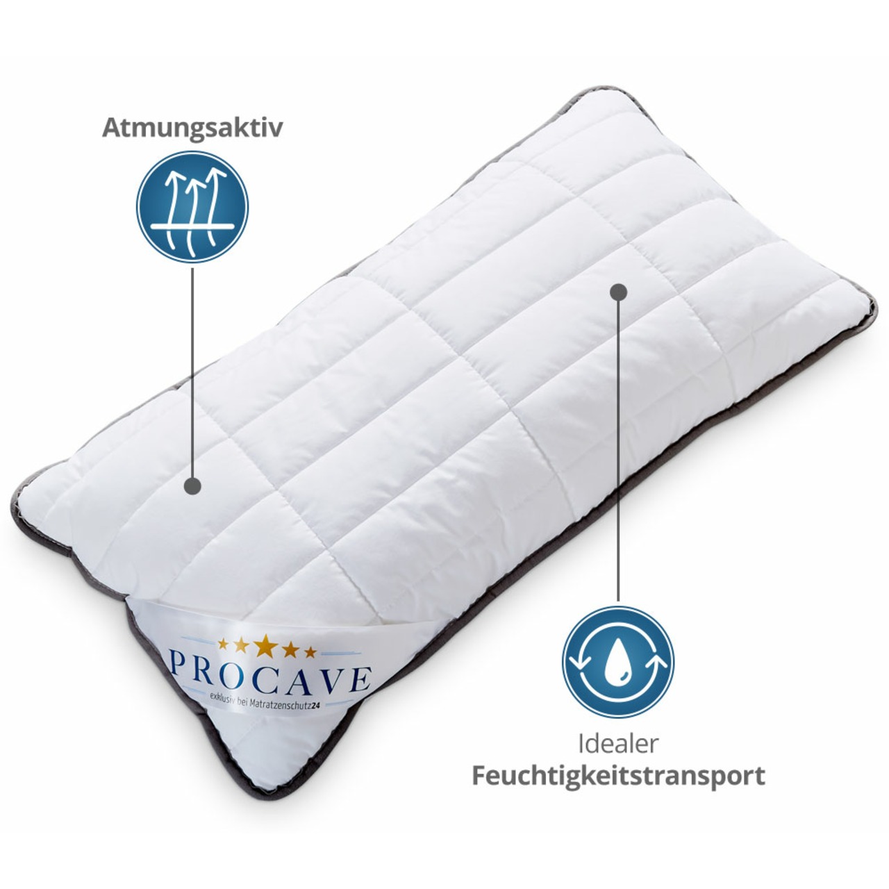 OBJEKT Kopfkissen kochfest in Hotel-Qualität