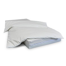 wasserdichter Inkontinenz Bettdeckenbezug abwischbar in weiß