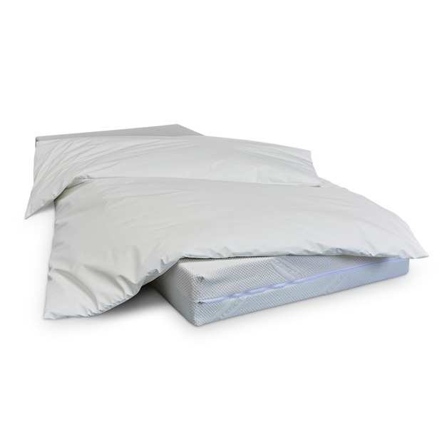 wasserdichter Inkontinenz Bettdeckenbezug abwischbar in weiß