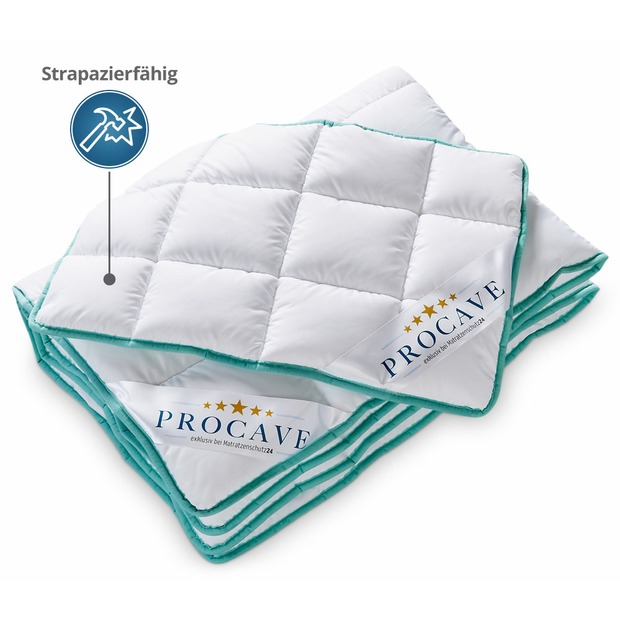 Kinderbetten-Set Aloe Vera mit Kissen 40x60cm und Steppbett 100x135cm