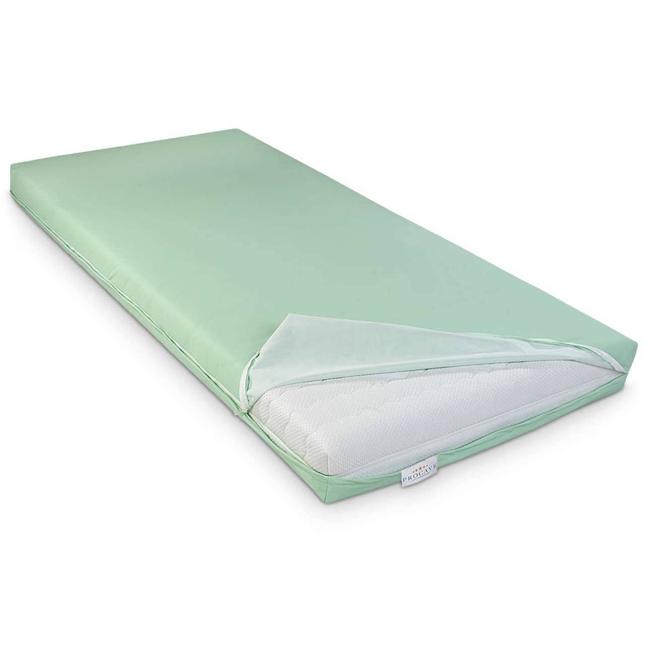 Wasserdichter Matratzenbezug in Grün