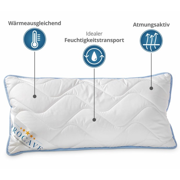 Kühlendes Kopfkissen (TopCool) gegen Schwitzen