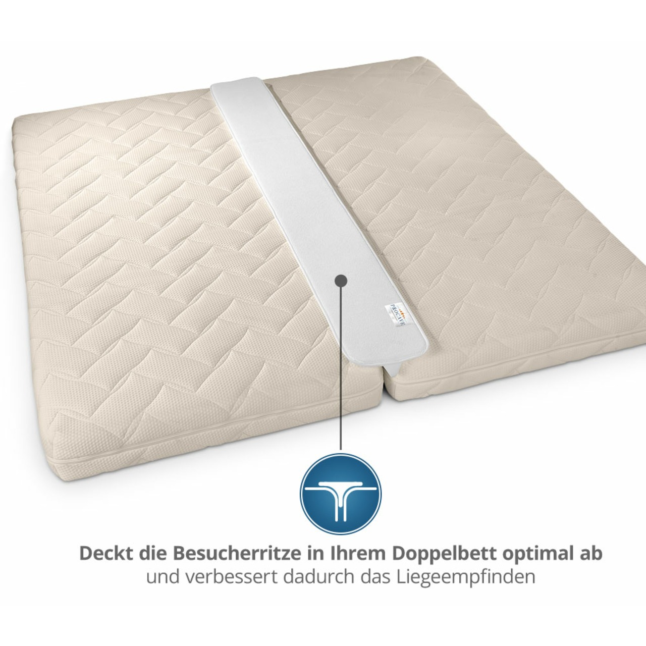 Doppelbettbrücke mit Bezug