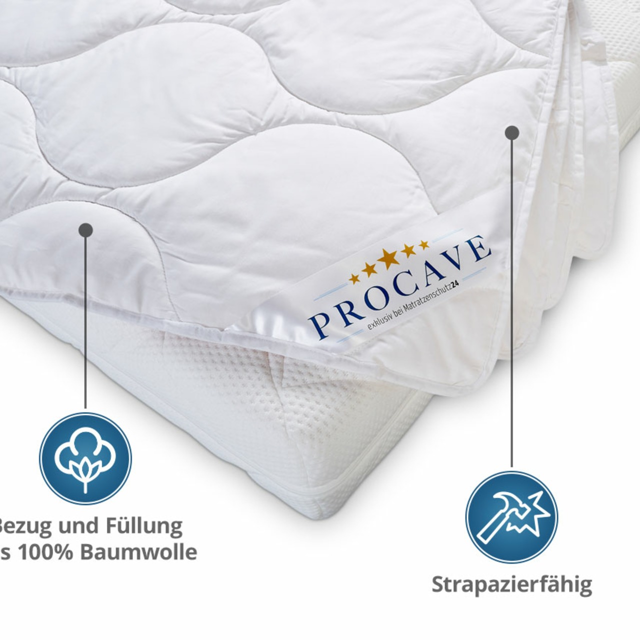 Bettdecke für Sommer aus Baumwolle