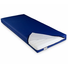 Wasserdichter Matratzenbezug in Blau