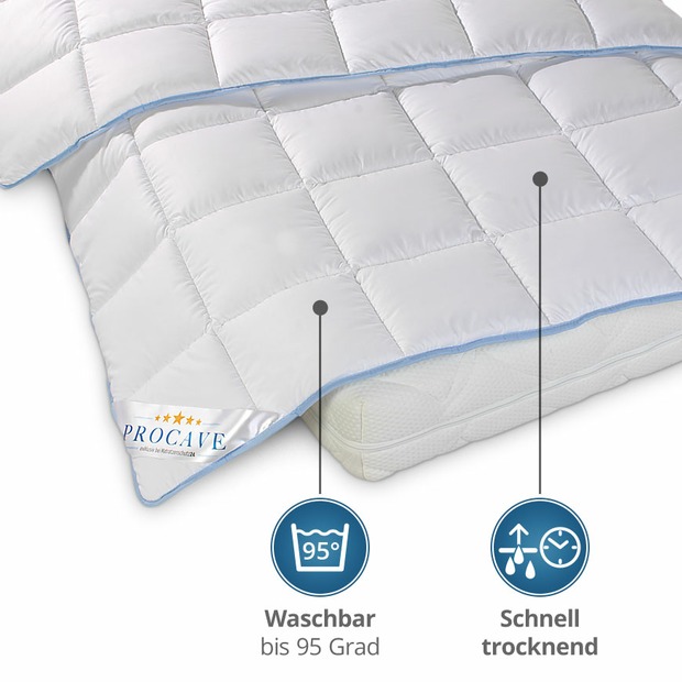 TopCool kochfeste Qualitäts-Ganzjahresdecke