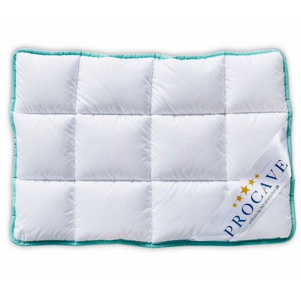 Kinderbetten-Set Aloe Vera mit Kissen 40x60cm und Steppbett 100x135cm