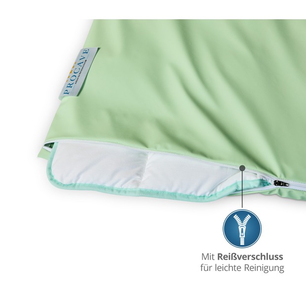 wasserdichter Inkontinenz Bettdeckenbezug abwischbar in grün