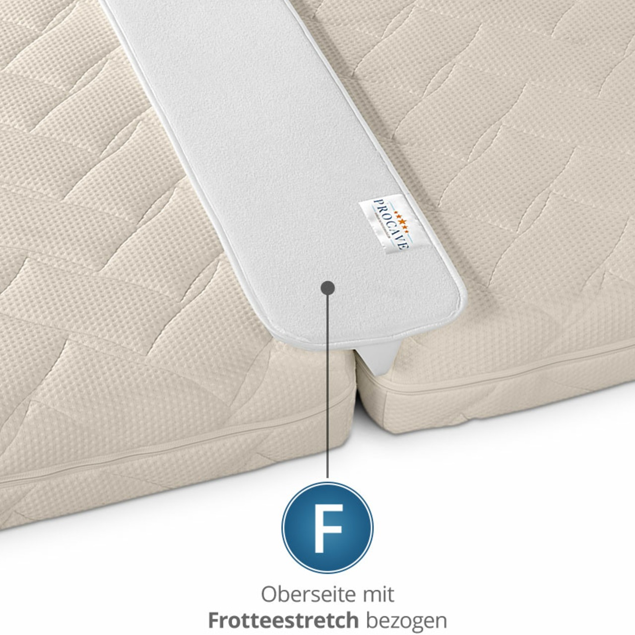 Doppelbettbrücke mit Bezug