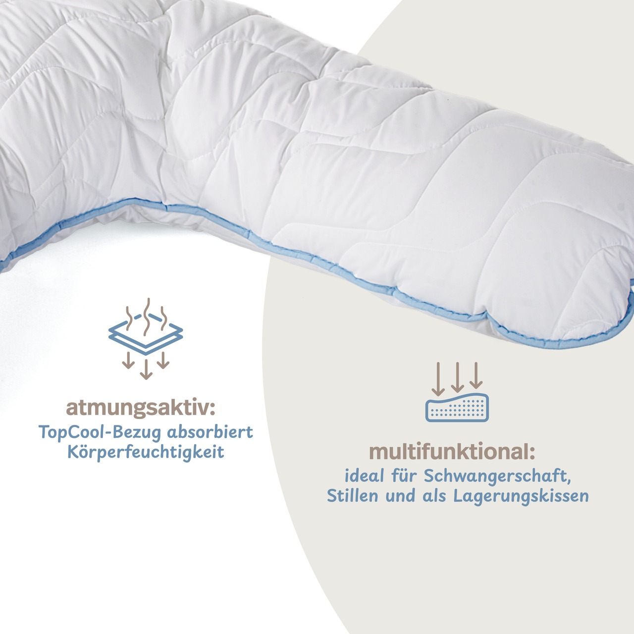 Stillkissen mit TopCool Kissenbezug