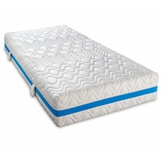 „GELI“ Würfelschnitt-Matratze mit profilierter Gelschaum-Auflage