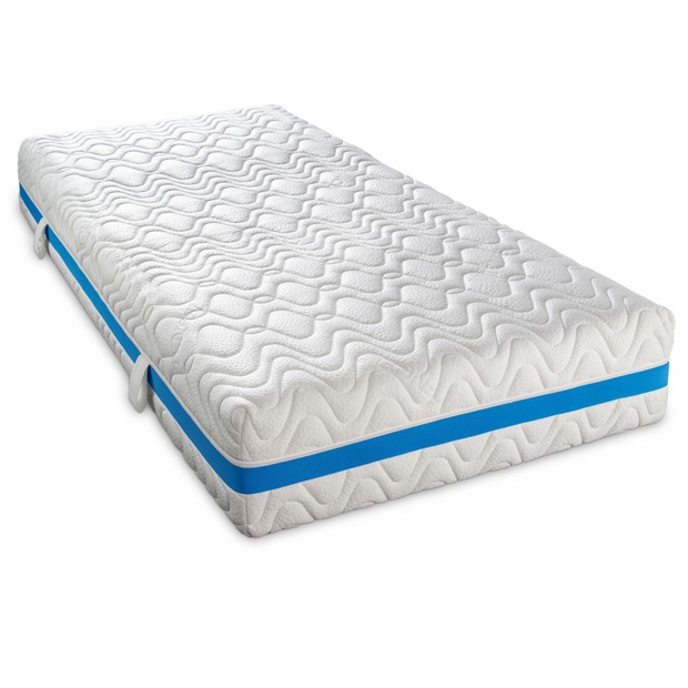 „GELI“ Würfelschnitt-Matratze mit profilierter Gelschaum-Auflage