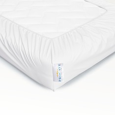 wasserdichtes Spannbettlaken abwischbar weiß
