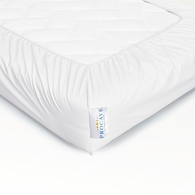 wasserdichtes Spannbettlaken abwischbar weiß