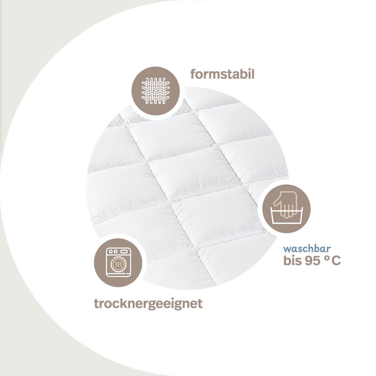 TopCool kochfeste Qualitäts-Ganzjahresdecke